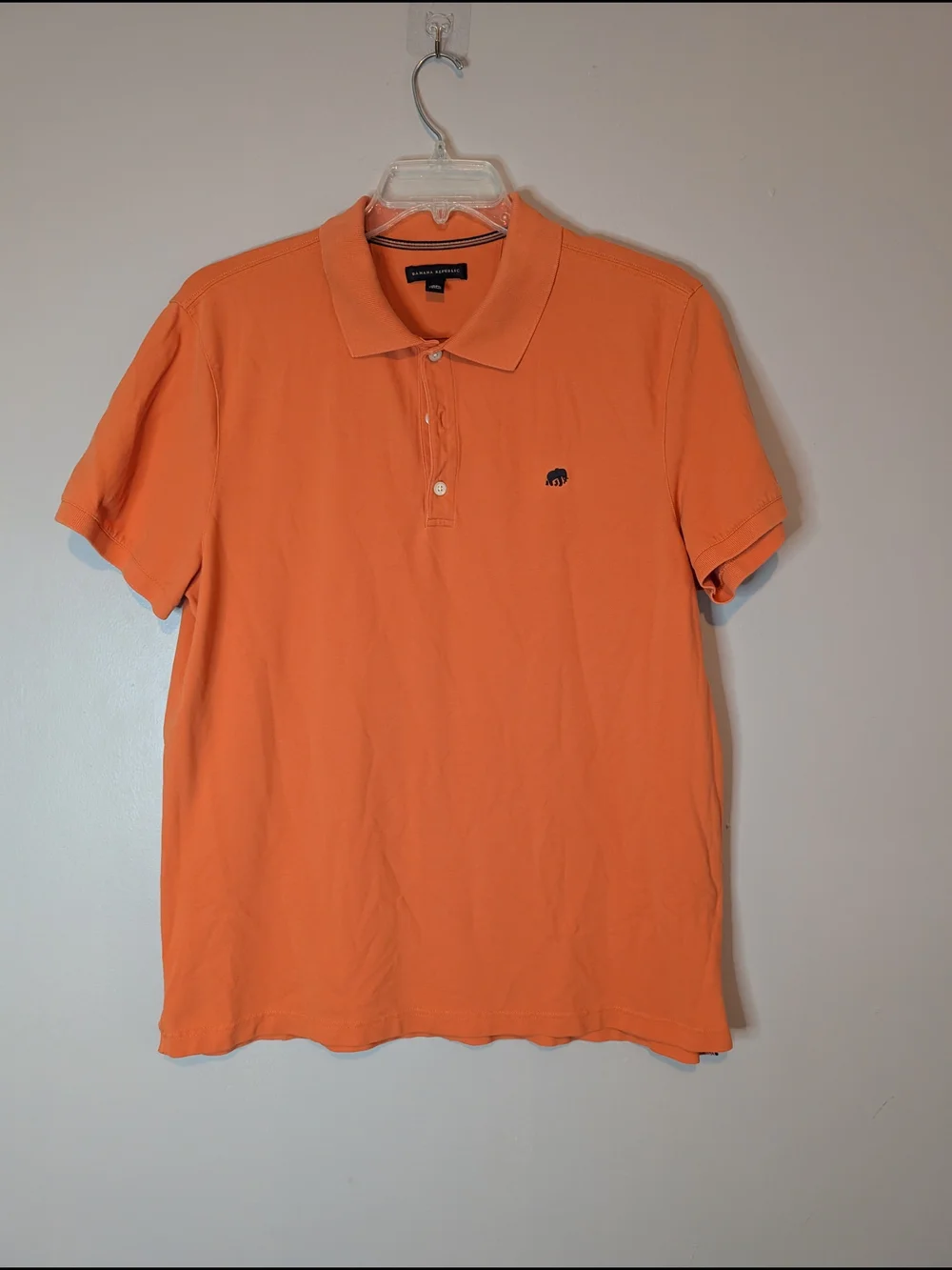 Banana Republic Men's Polo Shirt - Orange XL